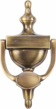 Urn Knocker 7 1/4Inch Antique Brass